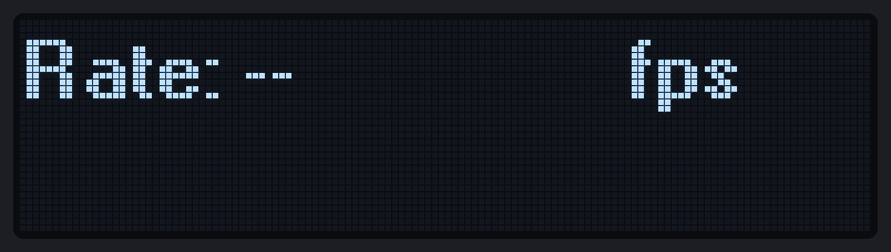 Frame rate not yet known