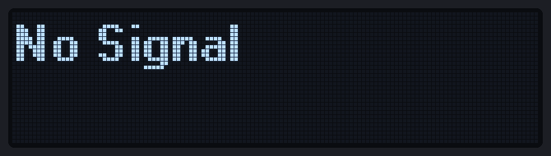 No signal